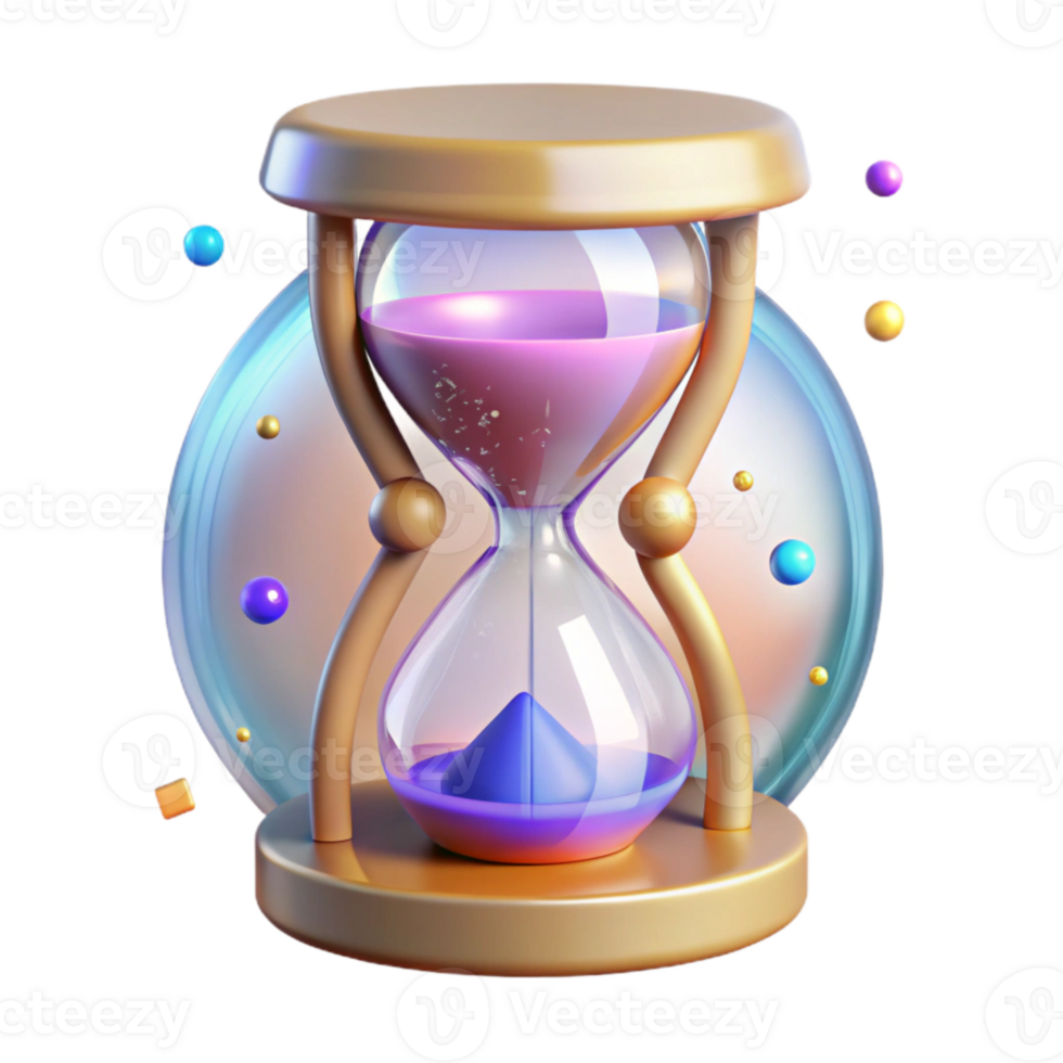 elegant classic Hourglass Time Symbol Isolated for Business Projects original png