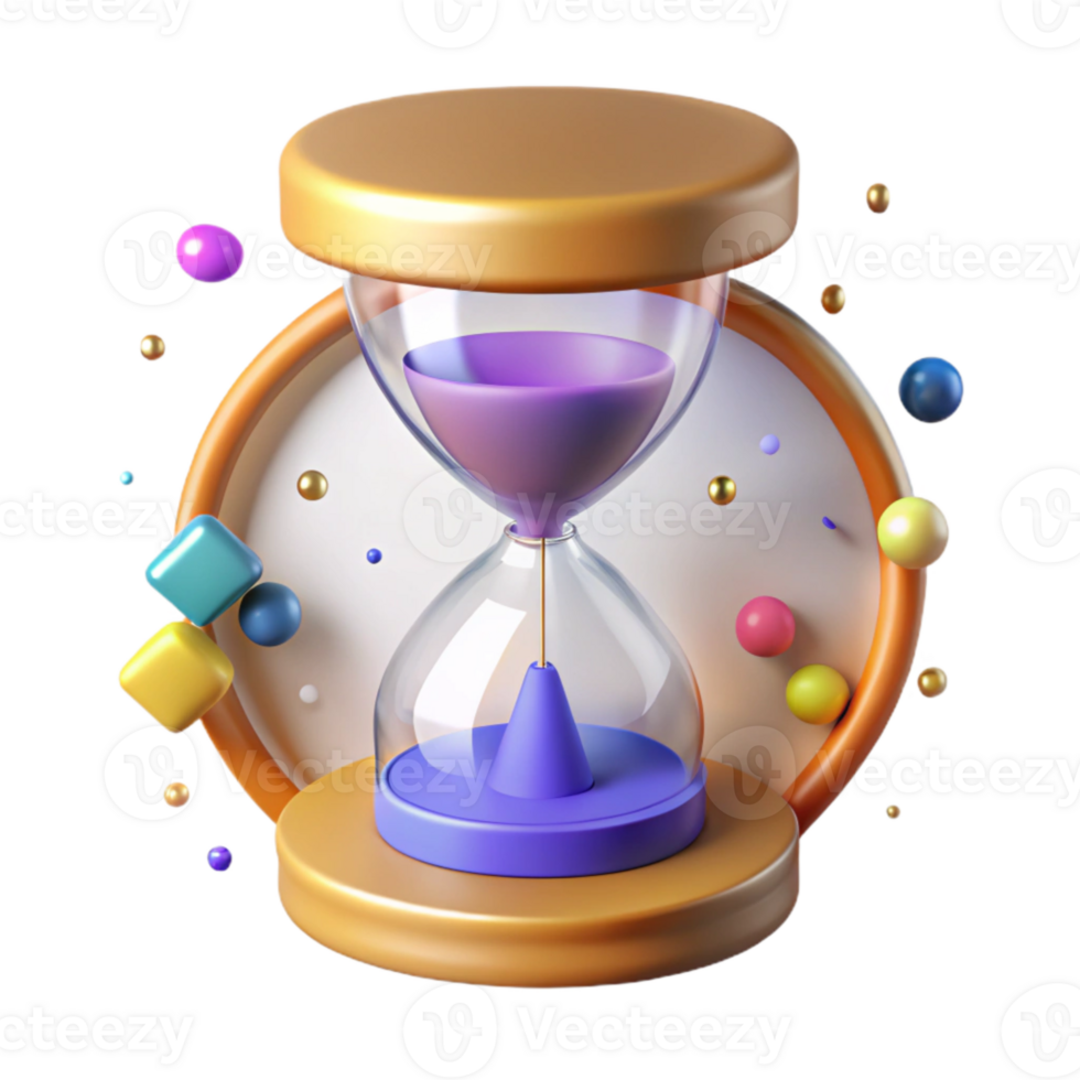 extraordinary artistic Hourglass Time Symbol Isolated for Business Projects premium png