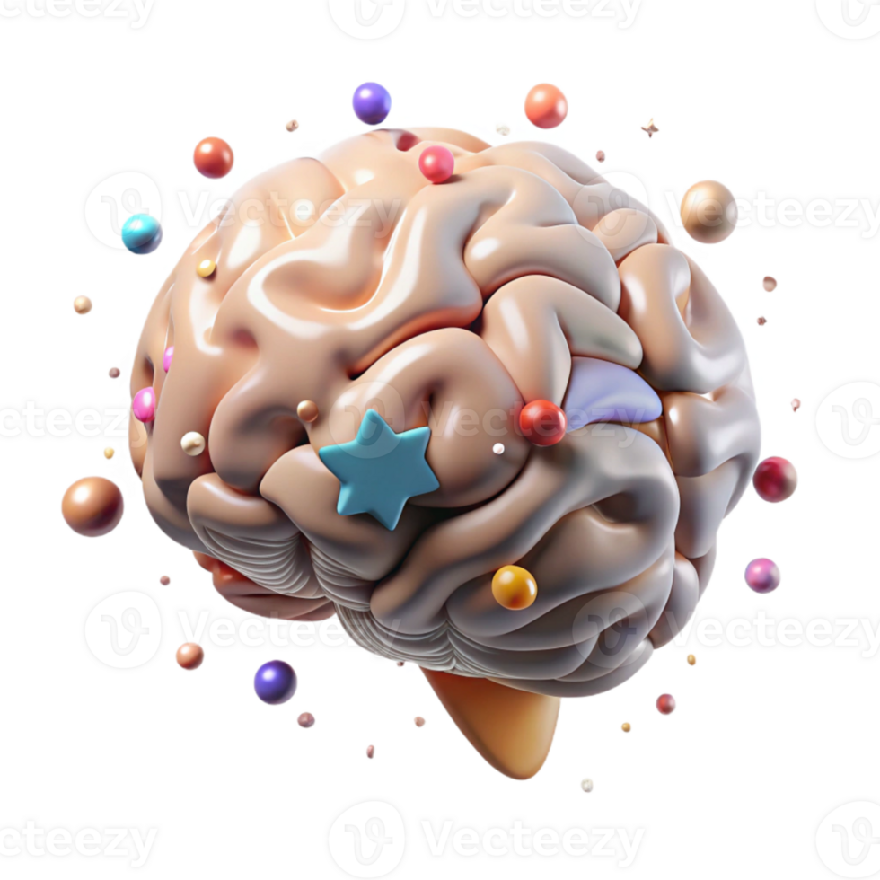 beautiful rustic Human Brain Sagittal View Transparent for Neuroscience Graphics high quality png