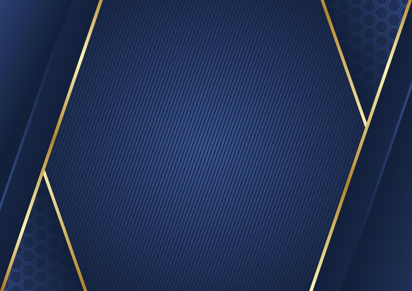 blue and gold background with a diagonal line vector