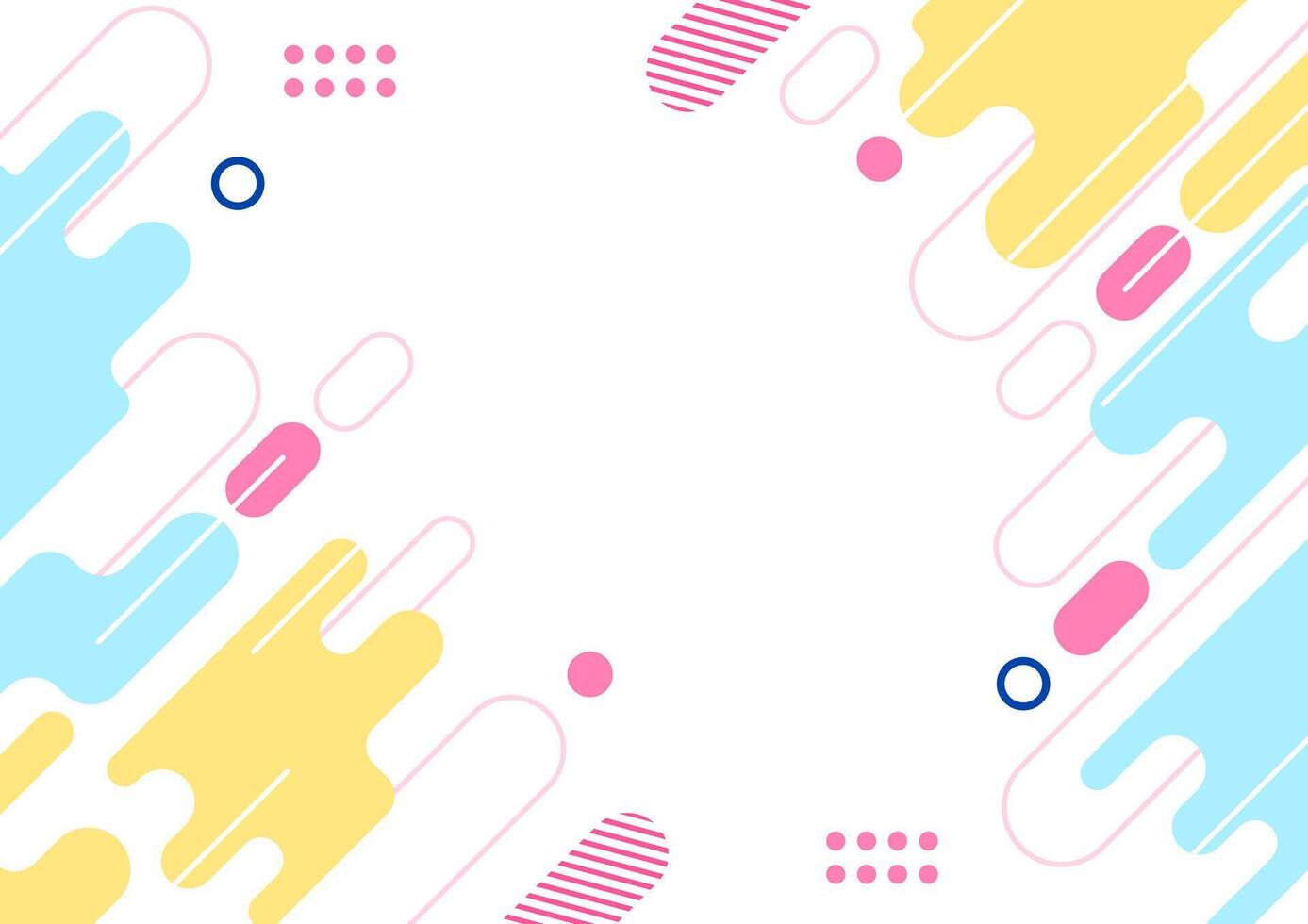 Geometric background, pastel colors, flat design style. vector