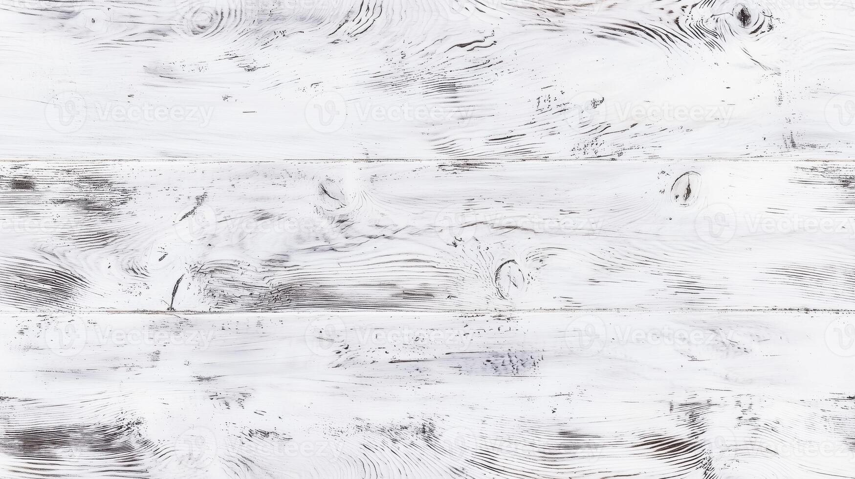 A textured white wooden surface with visible grain patterns and knots, creating a rustic and weathered appearance. photo