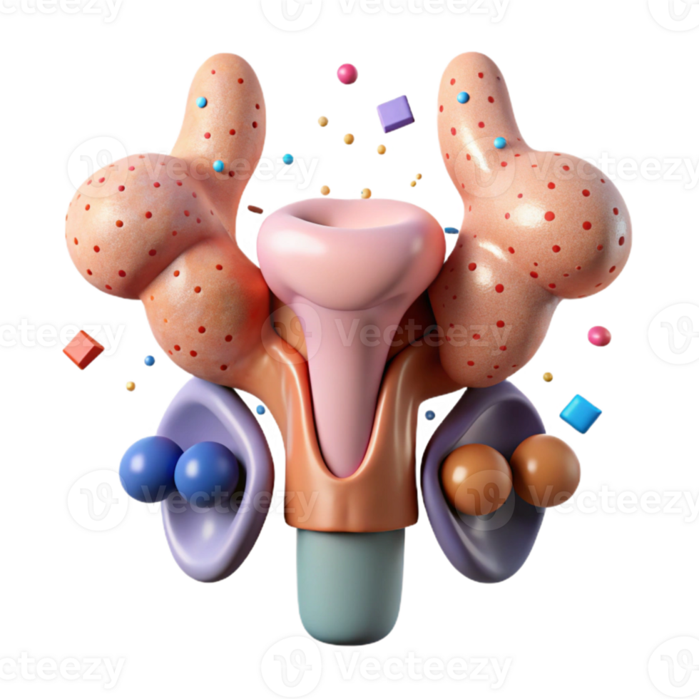 impressive classic Human Pituitary Gland Anatomy Isolated for Hormone Regulation png