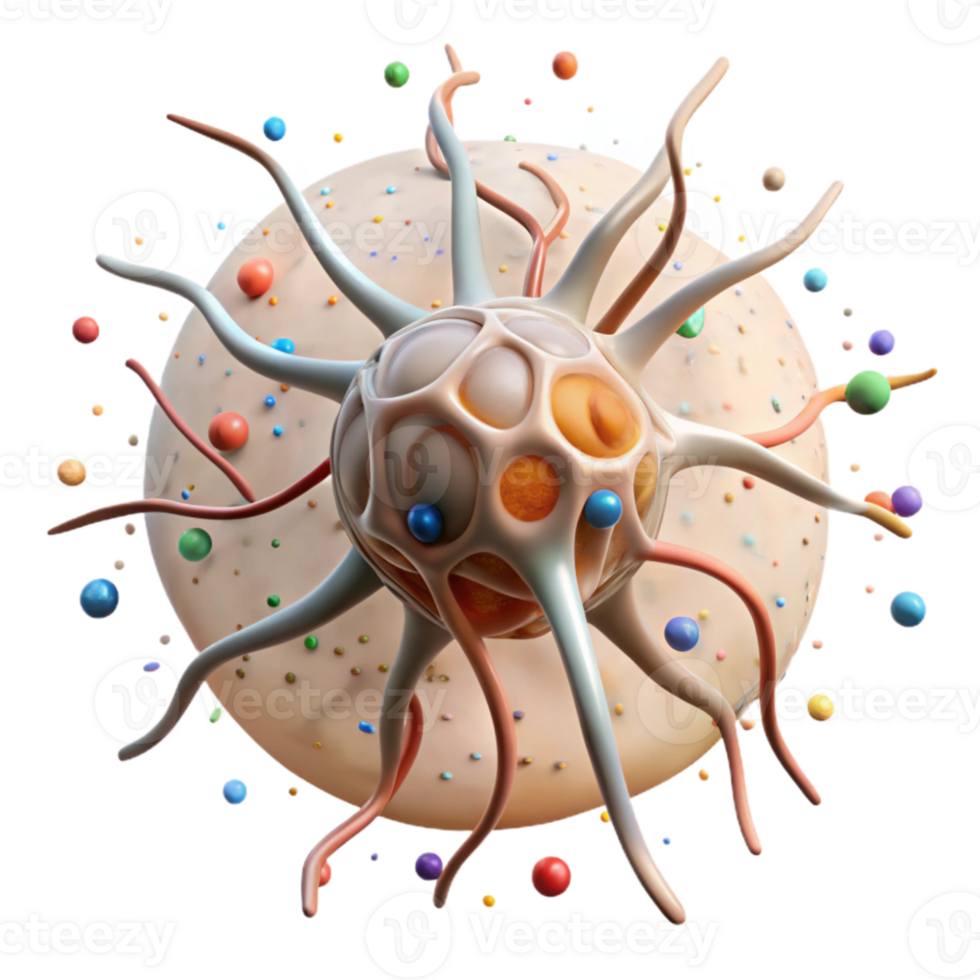magnificent rustic Human Neuron Structure Transparent for Neuroscience premium png