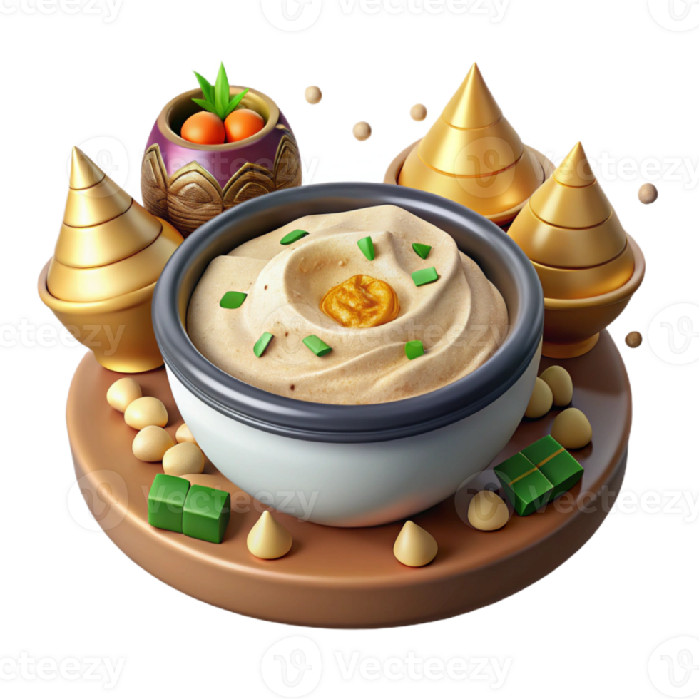 dramatic rustic Hummus Chickpea Dip Middle Eastern Cutout Food Blog png