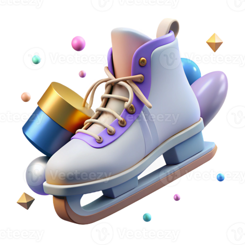 elegant creative Ice Skate Icon Isolated for Skating Rink Graphics high quality png
