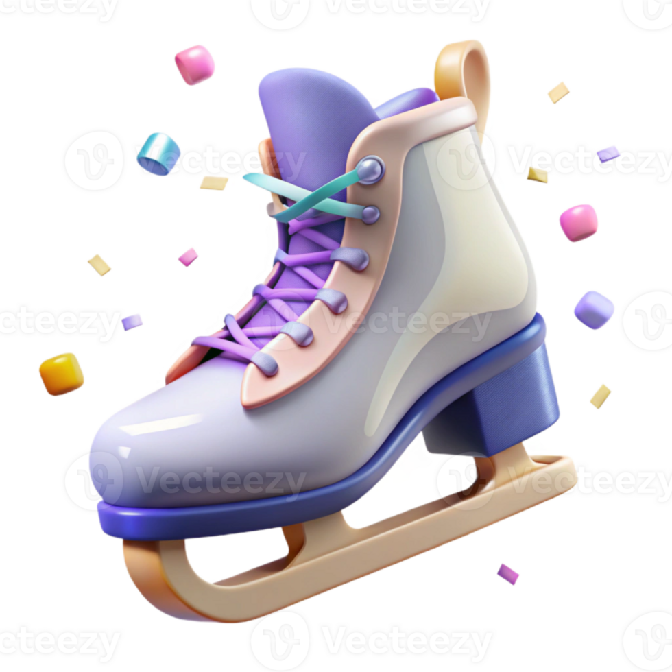 stunning minimalist Ice Skate Icon Isolated for Skating Rink Graphics high resolution png