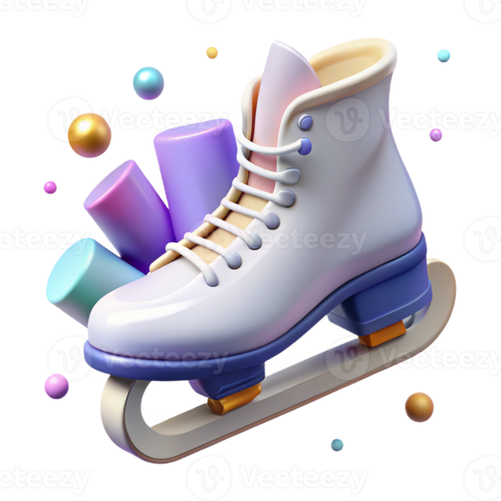 elegant rustic Ice Skate Icon Isolated for Skating Rink Graphics original png