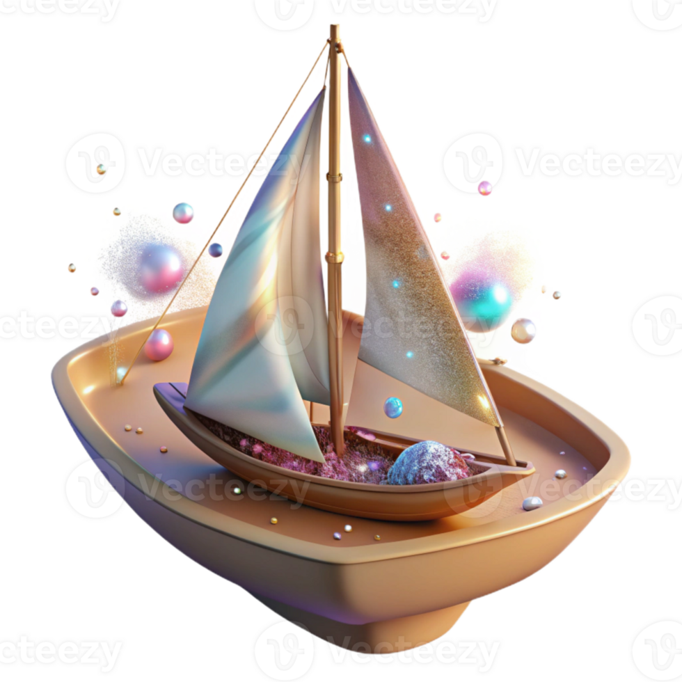 stunning vintage Impressionist Sailboat at Sunset Cutout for Nautical Projects high quality png