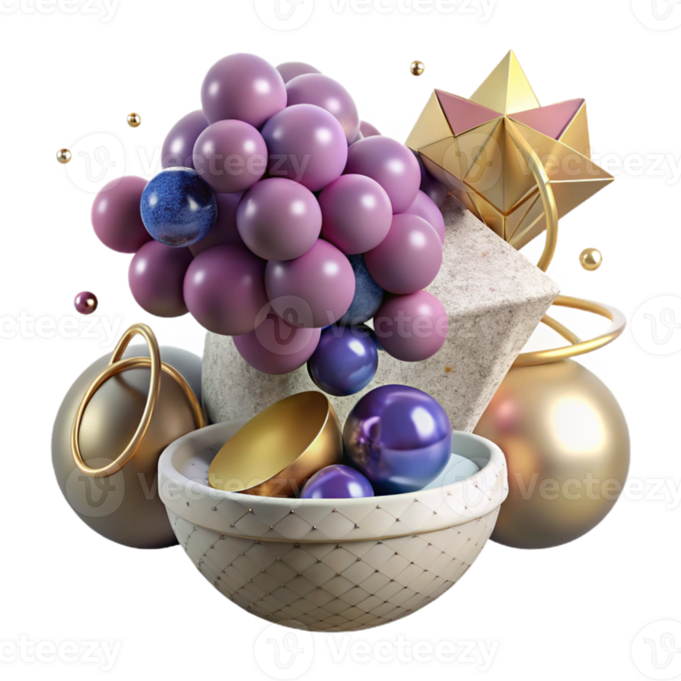 impressive contemporary Impressionist Still Life with Fruit Cutout detailed png