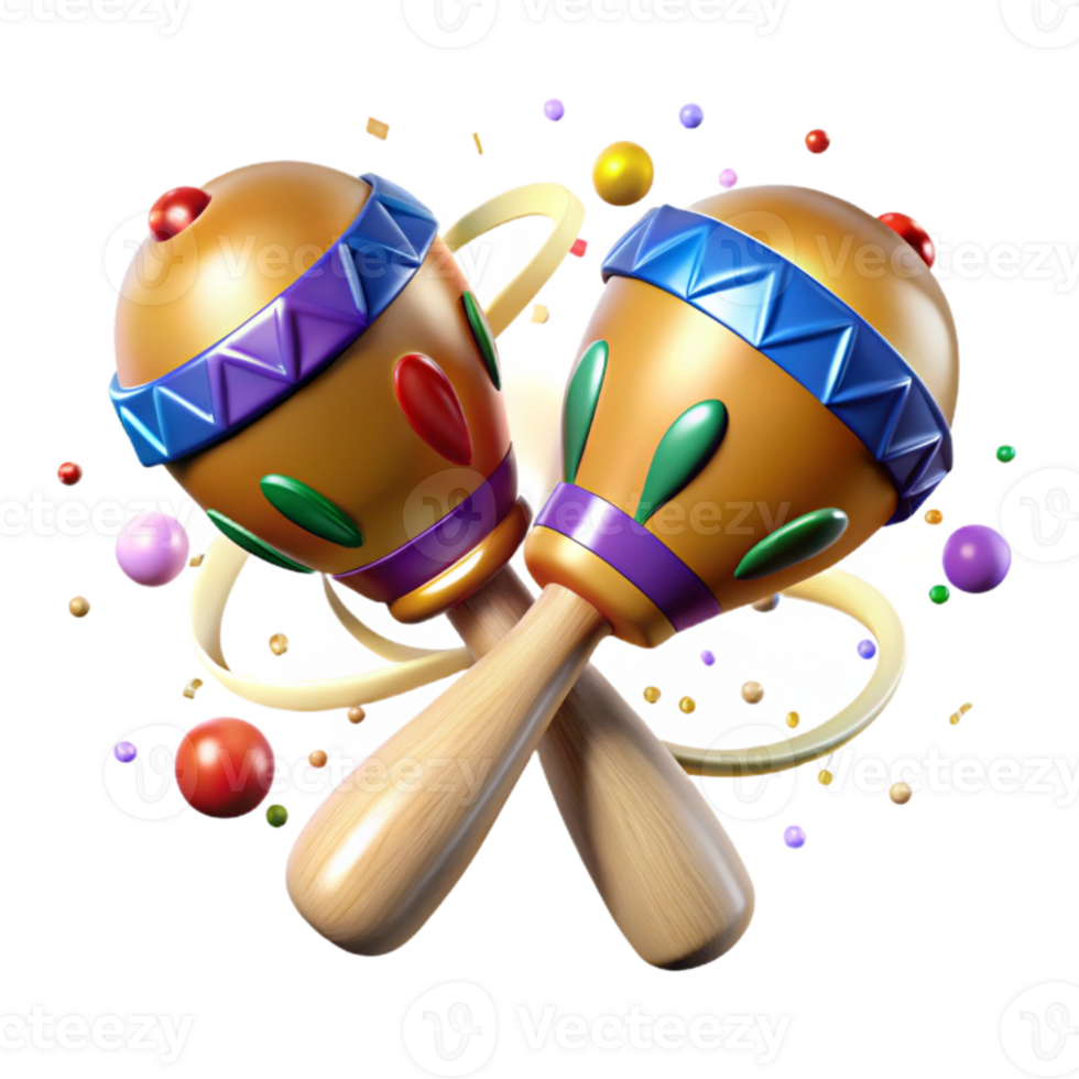 impressive rustic Maracas Pair Shaking Rhythm Cutout original png