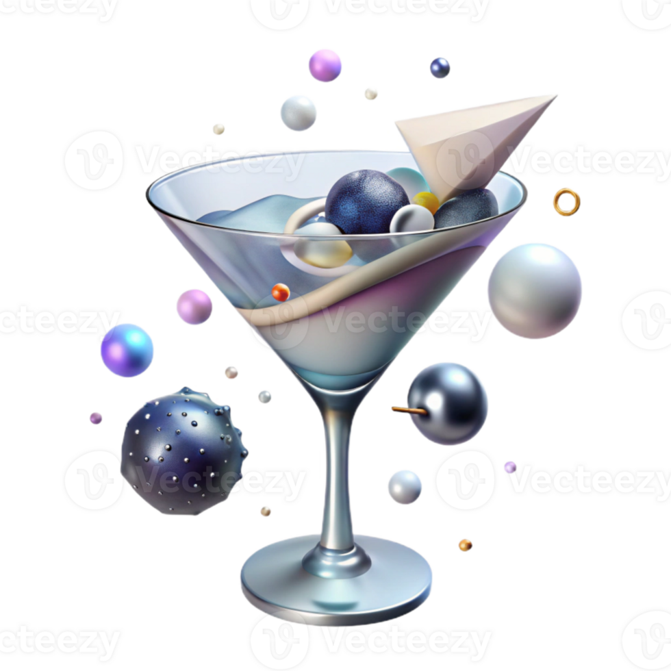 impressive vintage Martini Glass Transparent Background for Bar Menu exclusive png