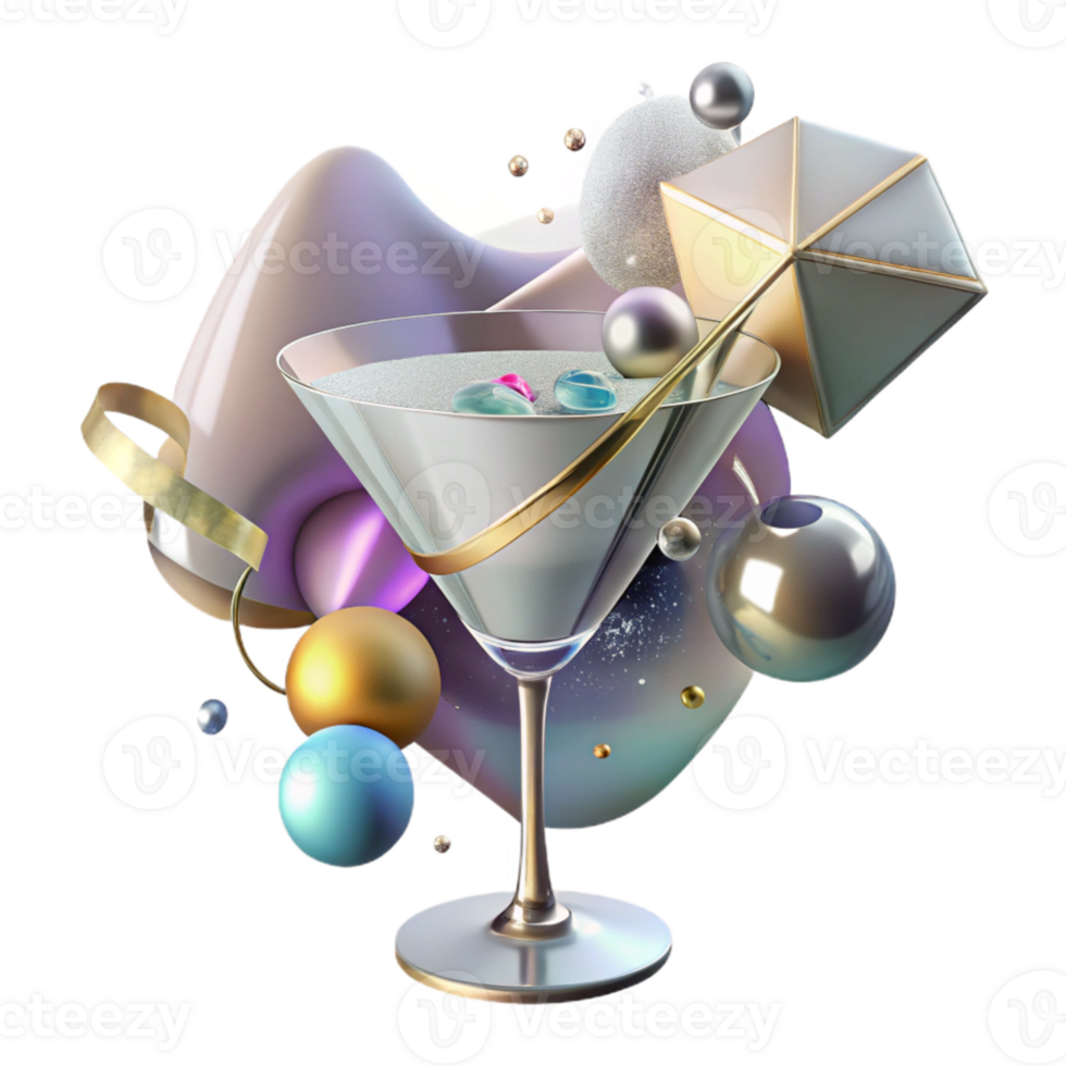 beautiful rustic Martini Glass Transparent Background for Bar Menu genuine png