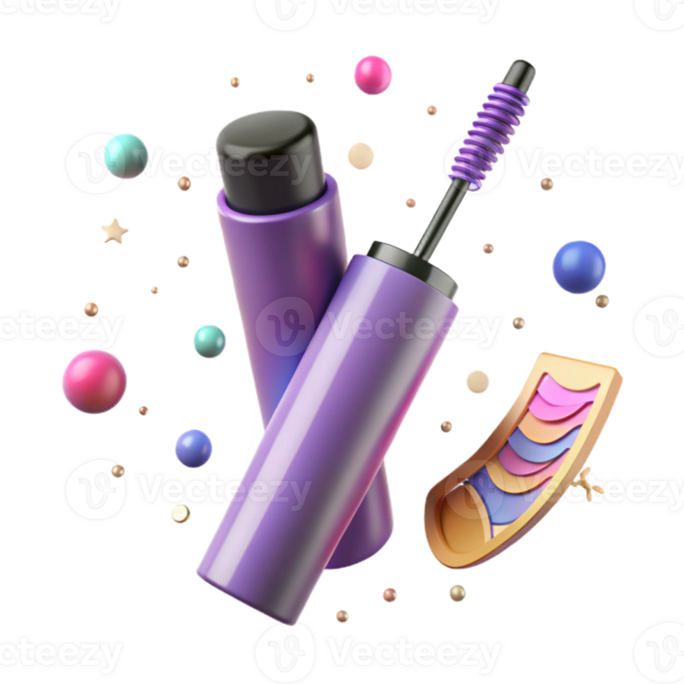 beautiful classic Mascara Tube Volumizing Formula Isolated for Lash Enhancement genuine png