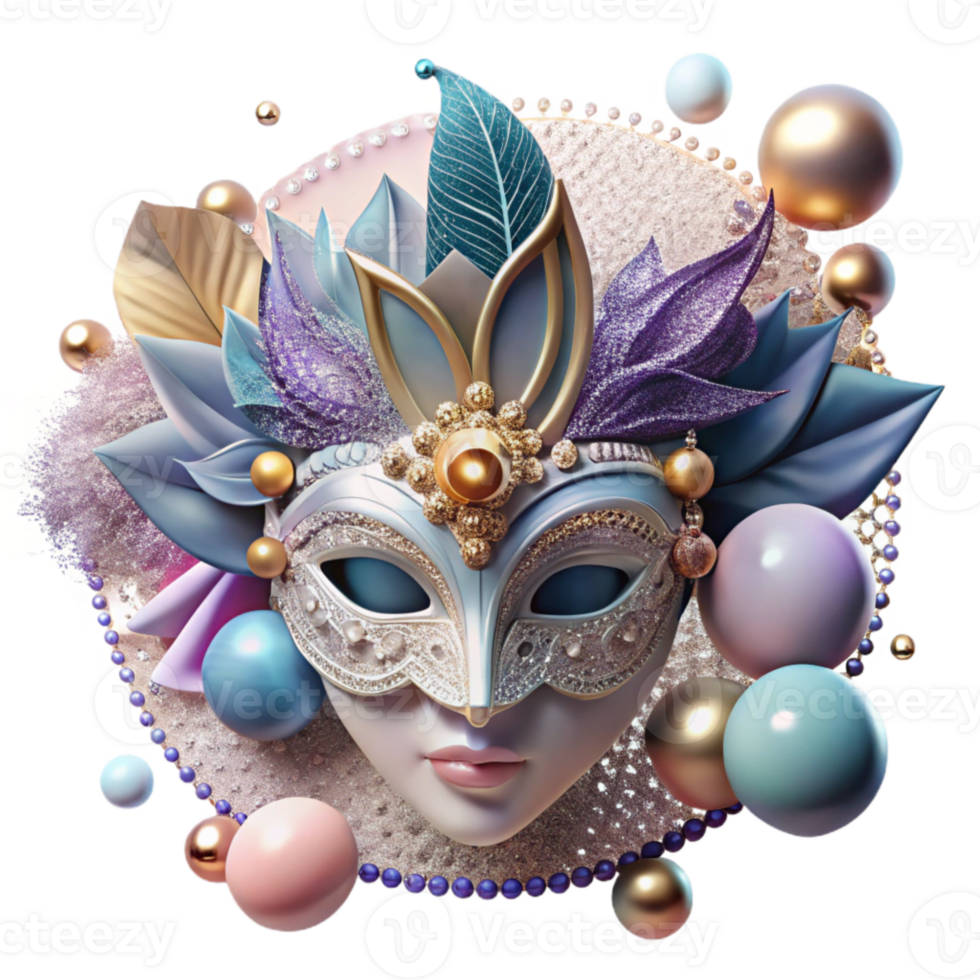 beautiful vintage Masquerade Mask Lace Decorated Elegant Transparent png