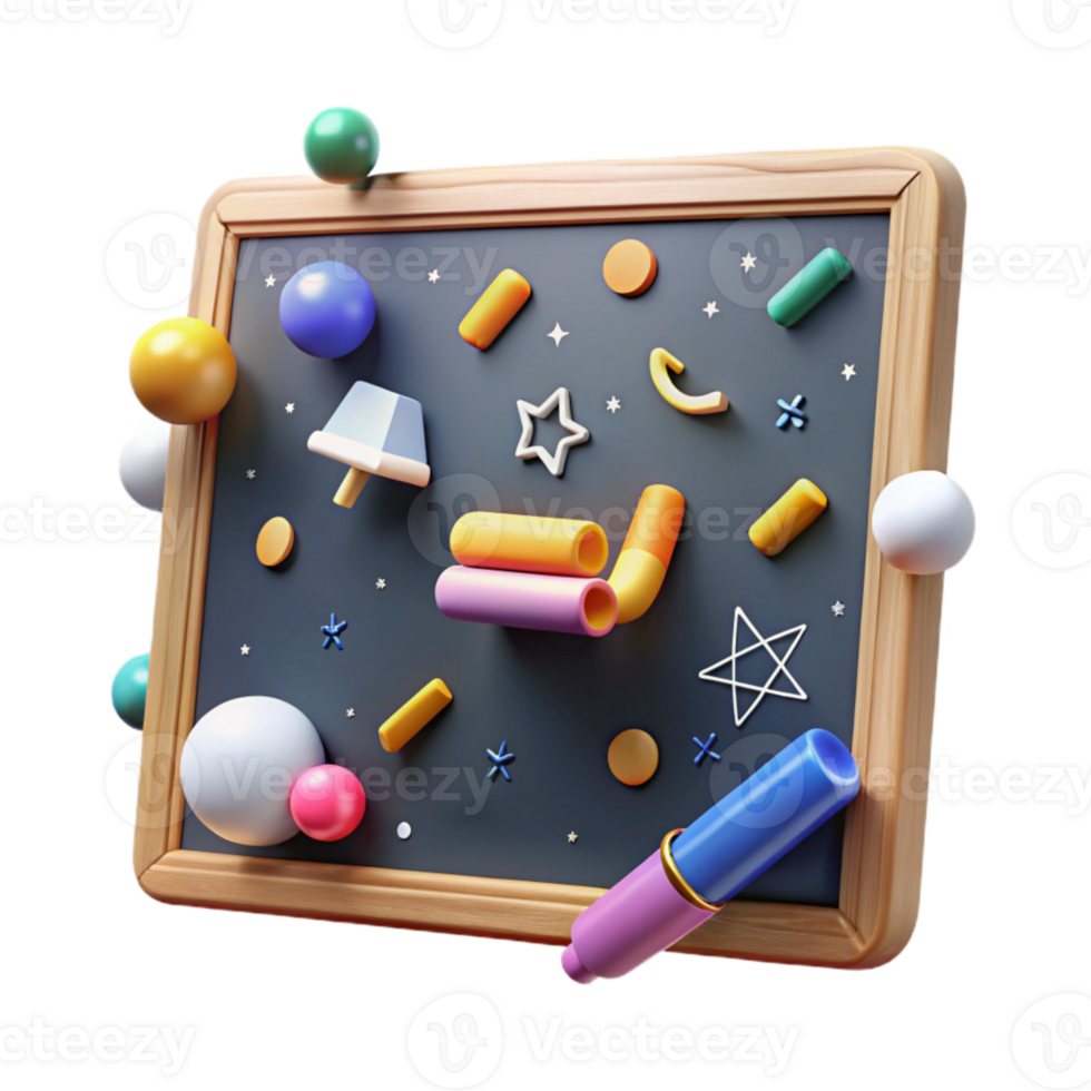 serene vintage Math Formula on Chalkboard Transparent for Classroom Setting genuine png