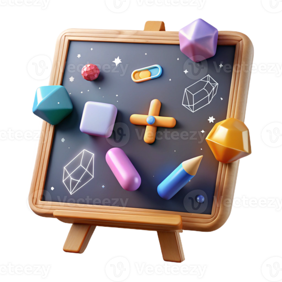 extraordinary traditional Math Formula on Chalkboard Transparent for Classroom Setting authentic png
