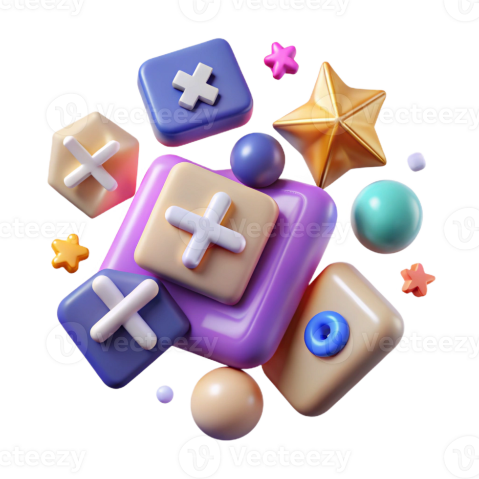 elegant contemporary Math Symbols Icons Transparent Background for Web Design detailed png