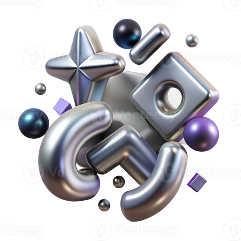 stunning creative Math Symbols in Metallic Style Cutout Transparent for Modern Design premium png