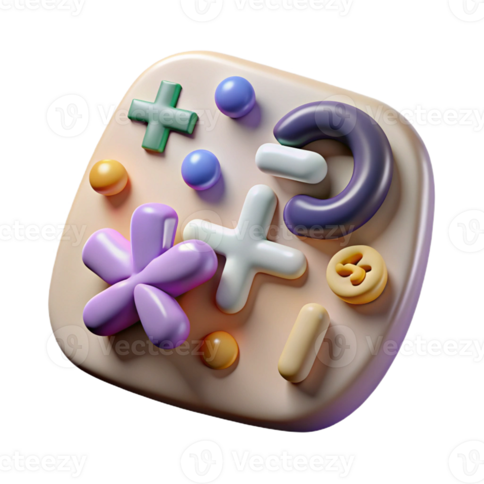 serene traditional Math Symbols with Descriptions Cutout Transparent for Learning authentic png