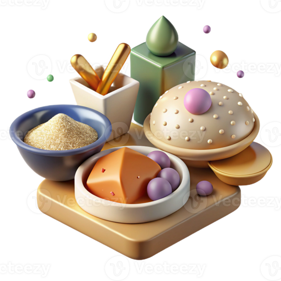 extraordinary vintage Meal Kit Prepared Ingredients Isolated for Food Subscription Services high quality png