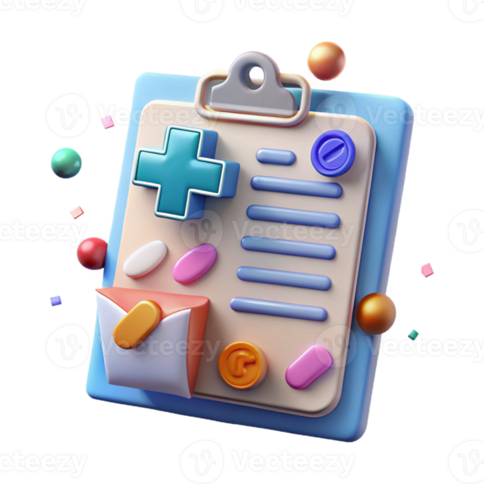 wonderful creative Medical Chart Patient Record Isolated for Healthcare Professionals authentic png