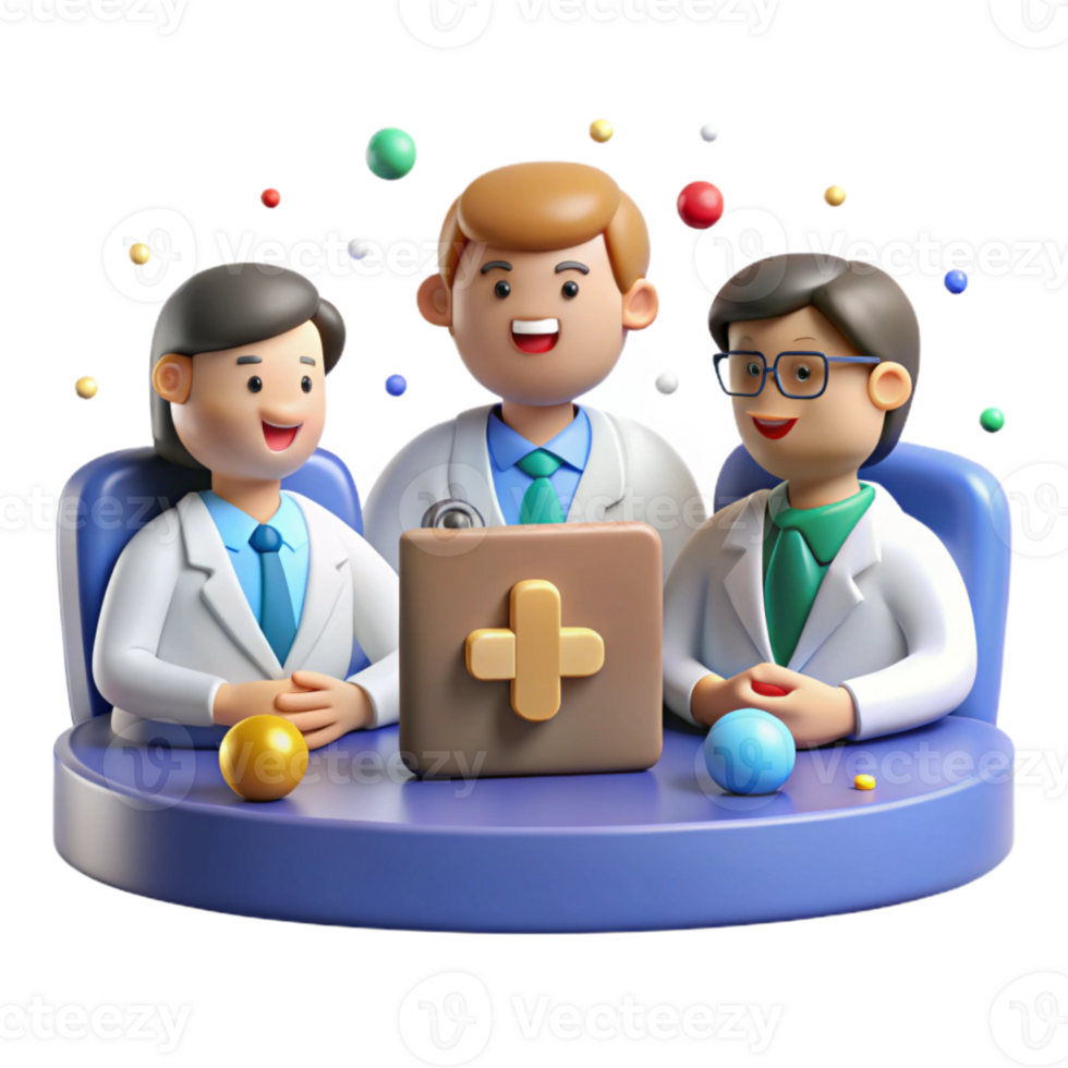 impressive abstract Medical Conference Doctors Meeting Icon Transparent Background premium png