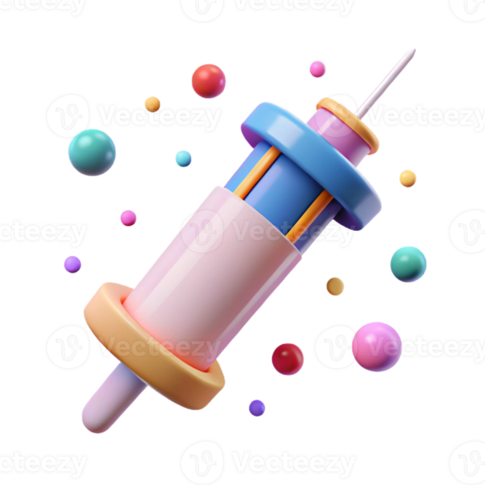 vibrant contemporary Medical Syringe Injection Transparent Background for Healthcare Projects genuine png