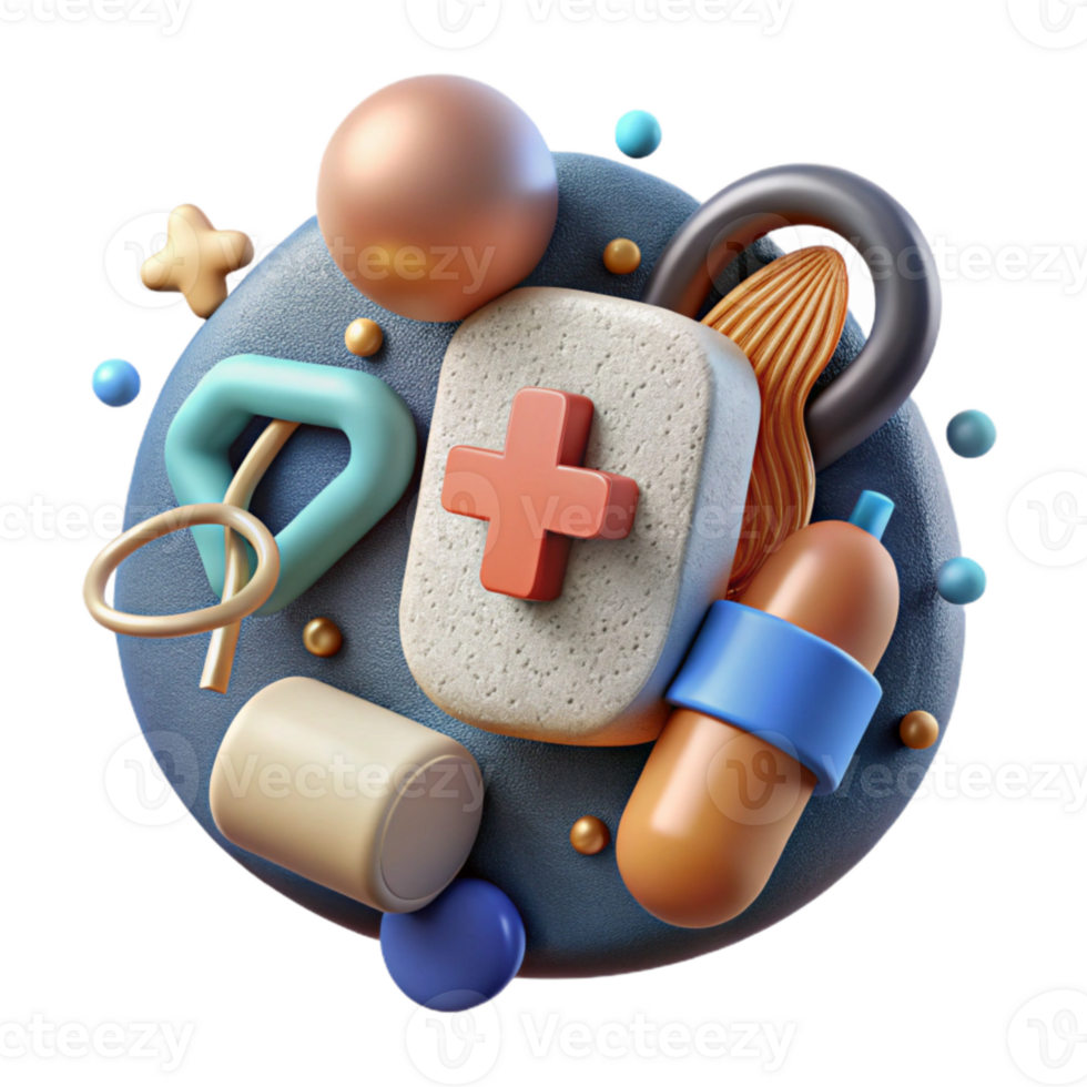 dramatic modern Medical Technology Innovation Icon Cutout for Healthcare professional png