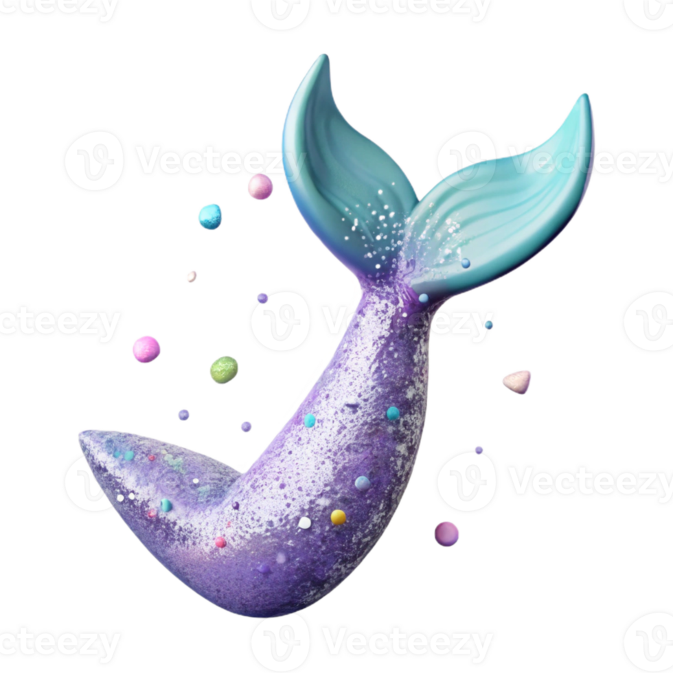 stunning modern Mermaid Tail Ink Drawing Sketch Style Transparent high quality png