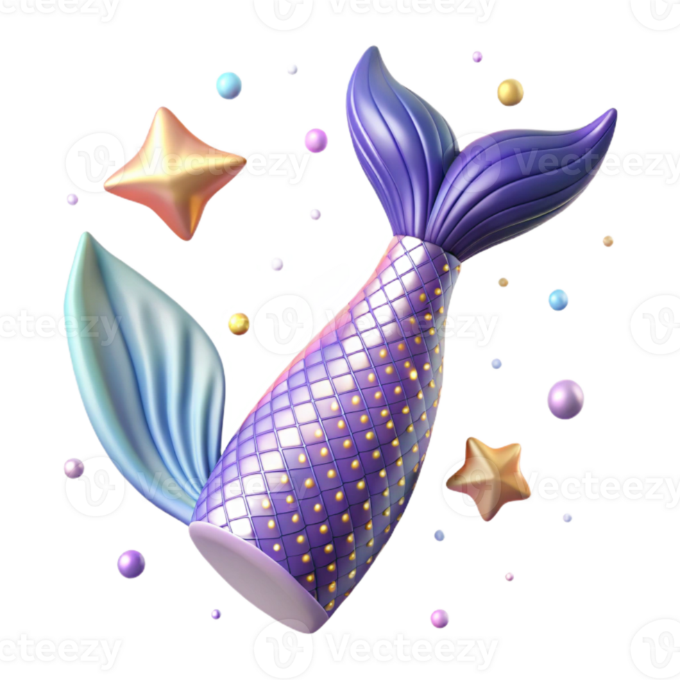 dramatic artistic Mermaid Tail Pattern Repeating Design Transparent genuine png