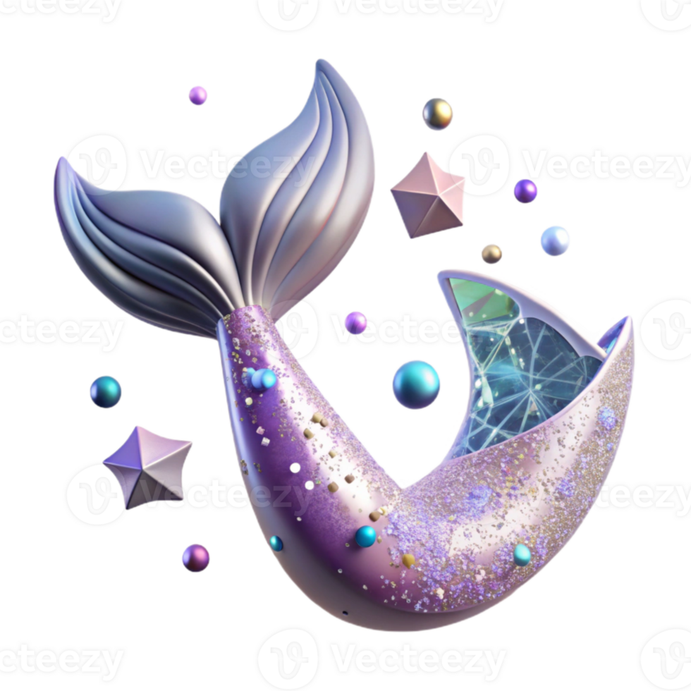impressive artistic Mermaid Tail Graphic for Design Needs premium png