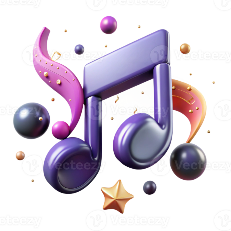 beautiful vintage Music Note Cutout for Scalable Music Graphics authentic png