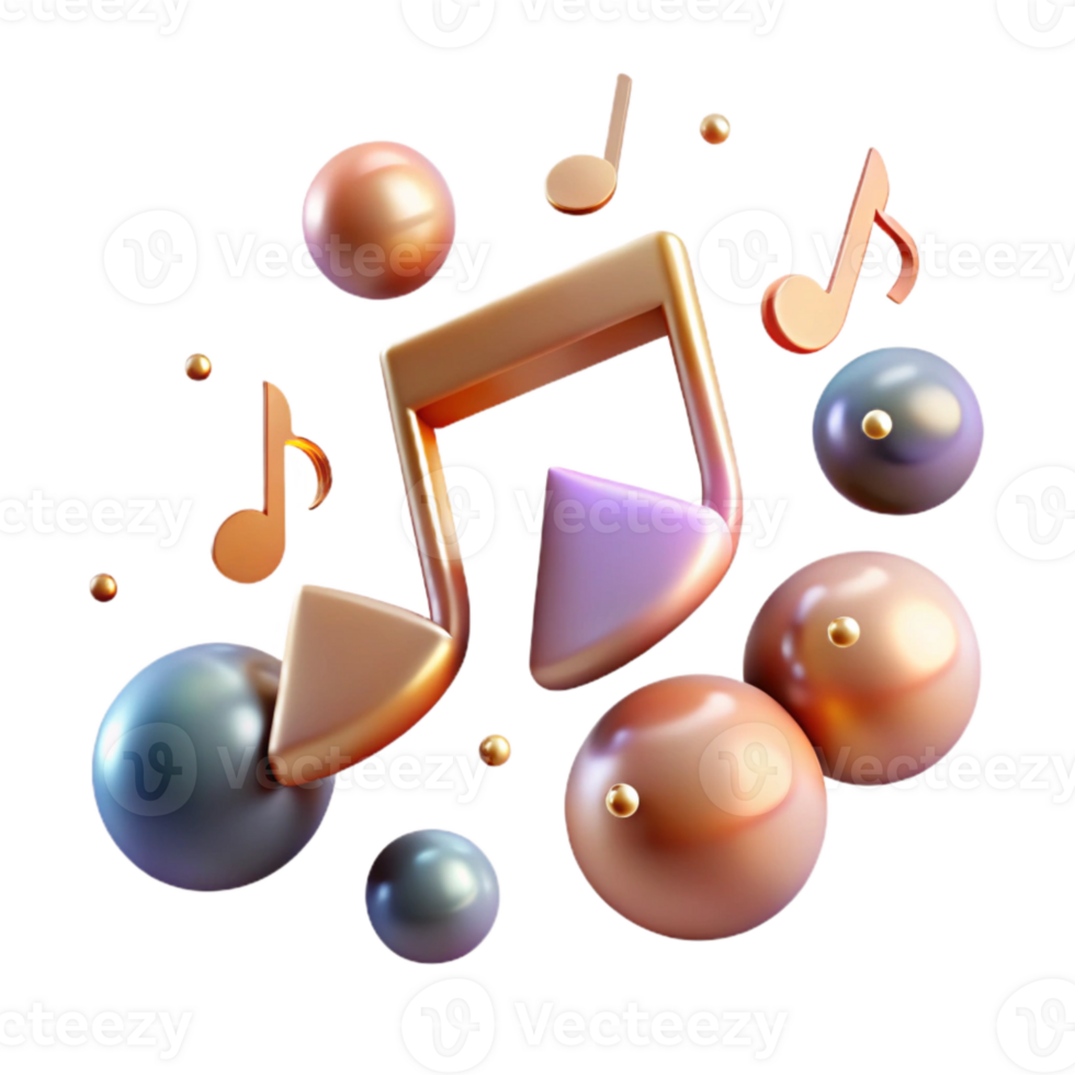 vibrant vintage Music Shape Notes Isolated for Audio Projects high quality png