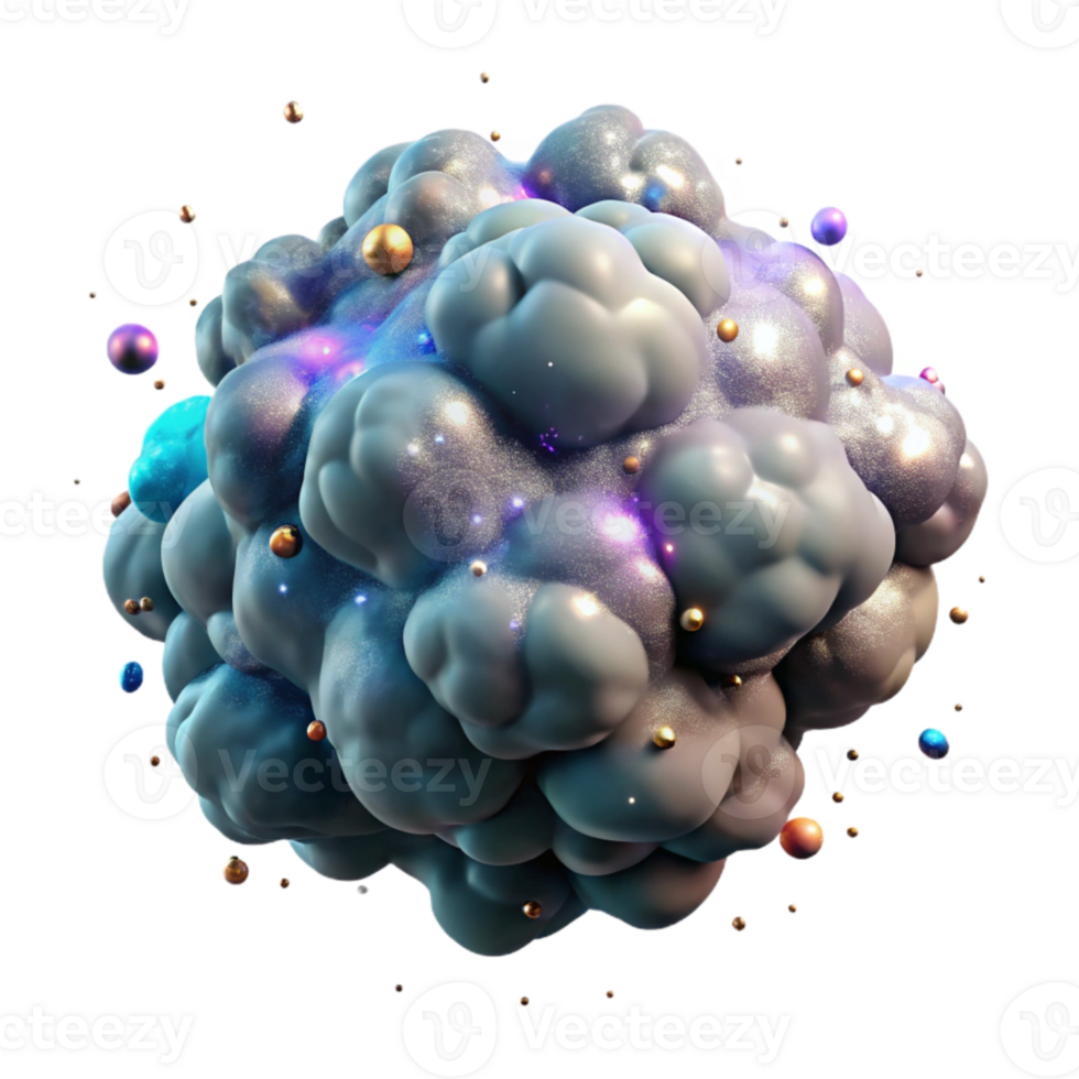 elegant artistic Nebula Cloud Formation Cutout for Social Media Graphics exclusive png