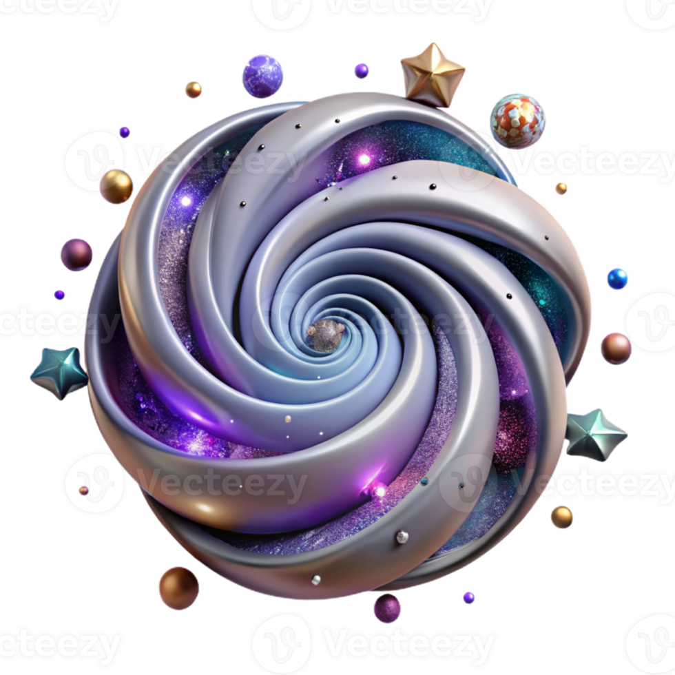 serene abstract Nebula Clouds and Stars Isolated for Science Fiction Graphics detailed png