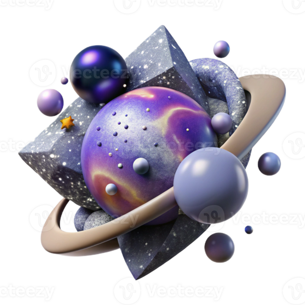beautiful creative Nebula Galaxy Graphic Cutout for Advertising Materials high resolution png