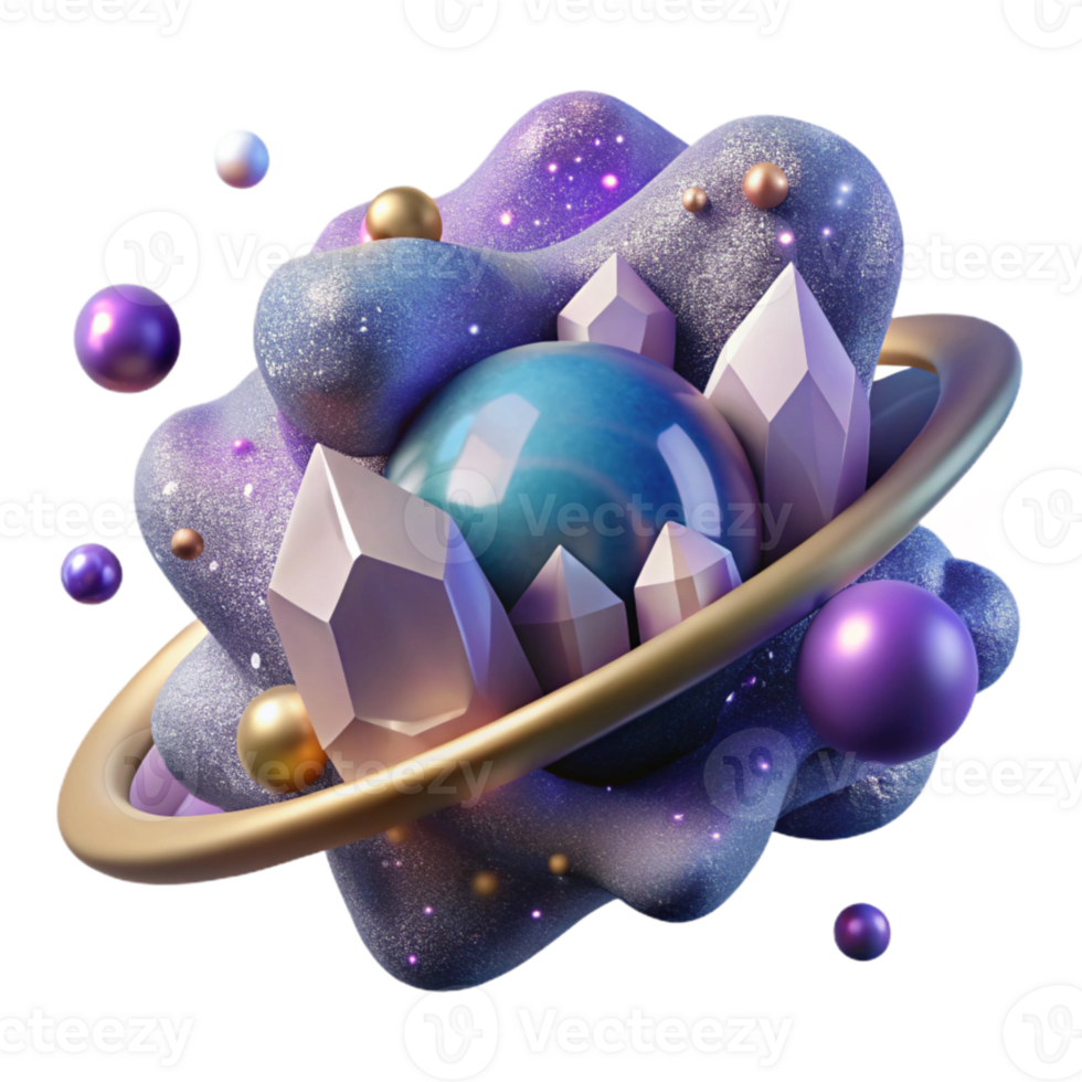 dramatic minimalist Nebula Galaxy Graphic Cutout for Advertising Materials detailed png