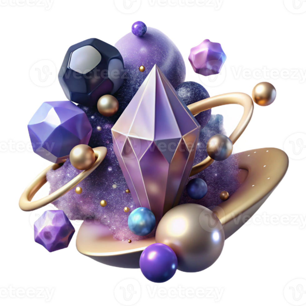 vibrant modern Nebula Galaxy Illustration Cutout for Book Illustrations high resolution png