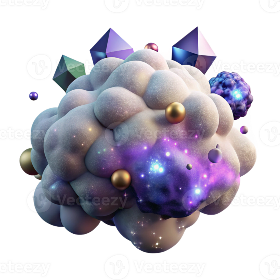 elegant abstract Nebula Gas Cloud Transparent for Cosmic Backdrops original png