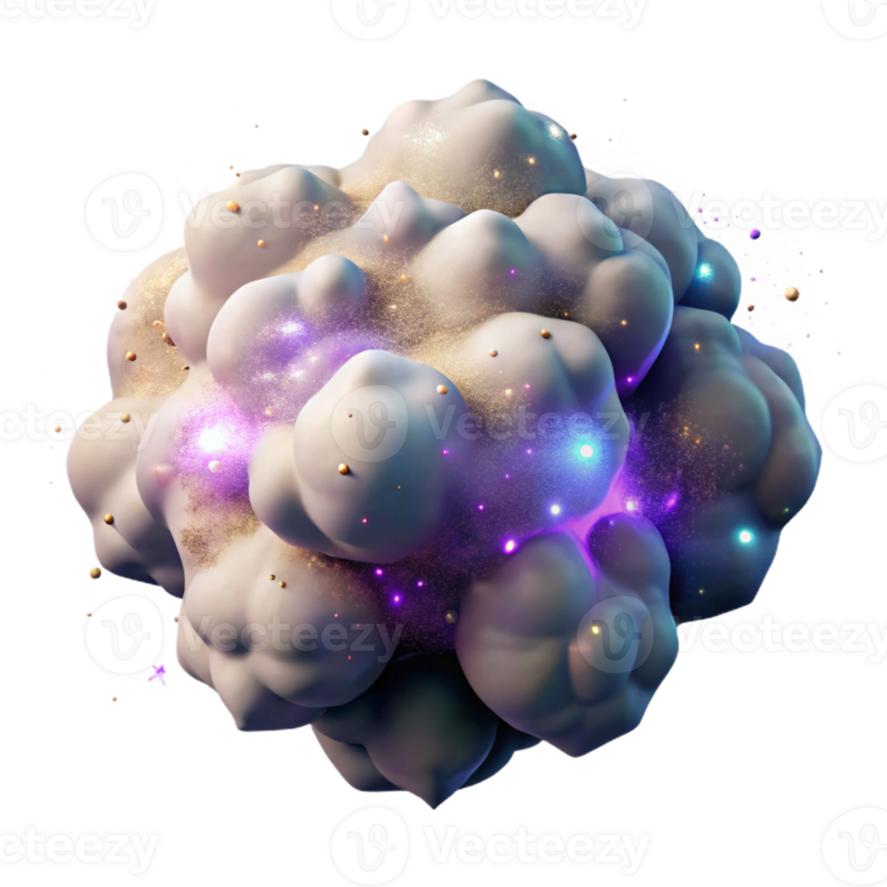 beautiful creative Nebula Gas Cloud Transparent for Cosmic Backdrops premium png