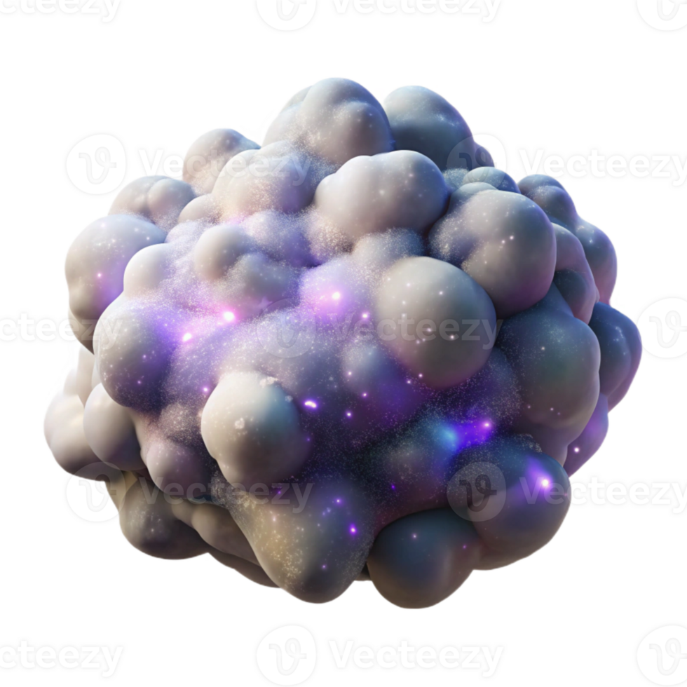 beautiful modern Nebula Gas Cloud Texture Isolated for Science Backgrounds high quality png