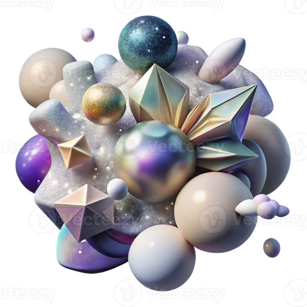 vibrant modern Nebula Isolated for Print and Web original png
