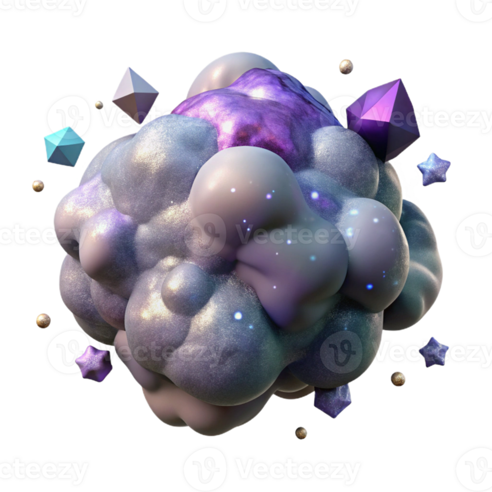 impressive artistic Nebula Isolated Cutout for Graphic Resources png