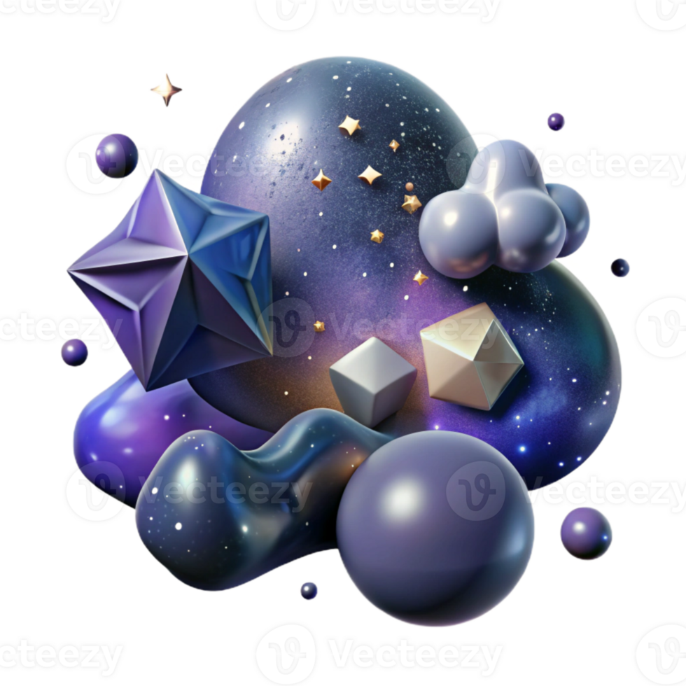 serene artistic Nebula Starry Sky Transparent for Night Sky Illustrations authentic png