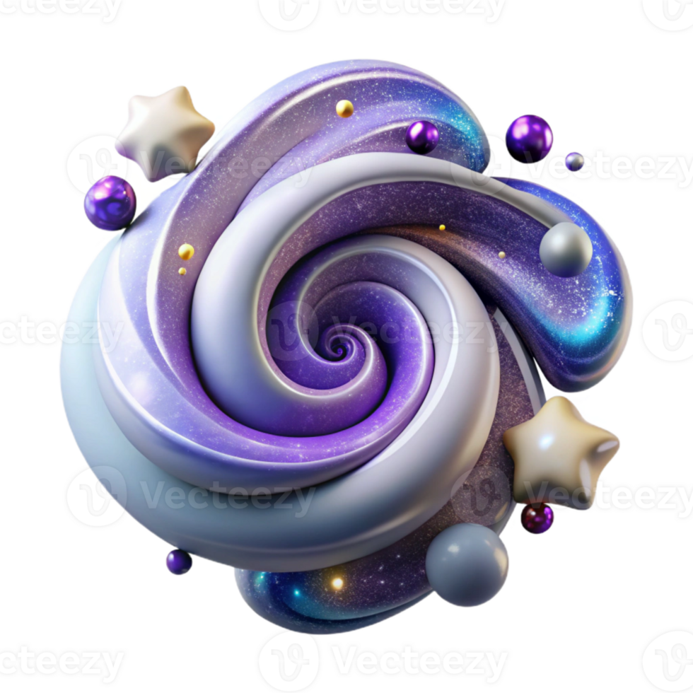 dramatic minimalist Nebula Swirls Cutout for Digital Scrapbooking exclusive png