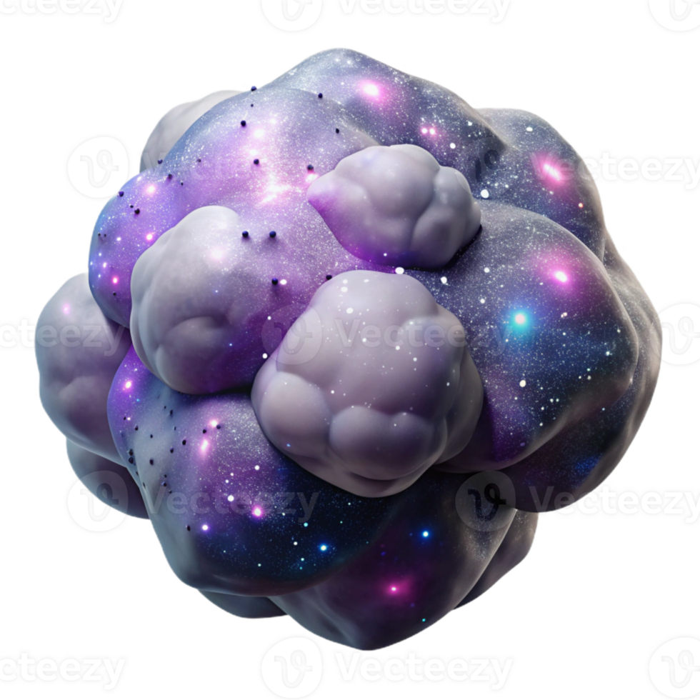 vibrant creative Nebula Texture Isolated for Graphic Design Resources detailed png