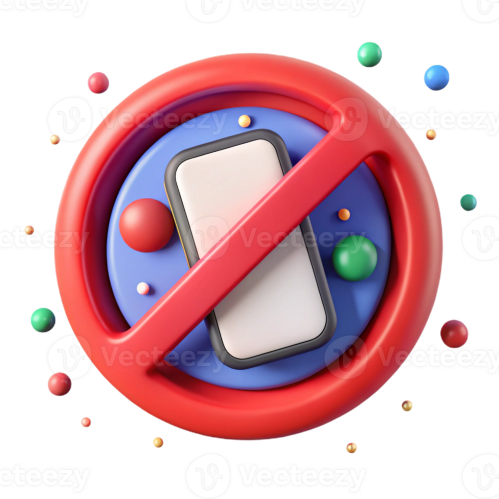 extraordinary creative No Cell Phones Sign Red Circle Phone Icon Isolated for Safety high resolution png