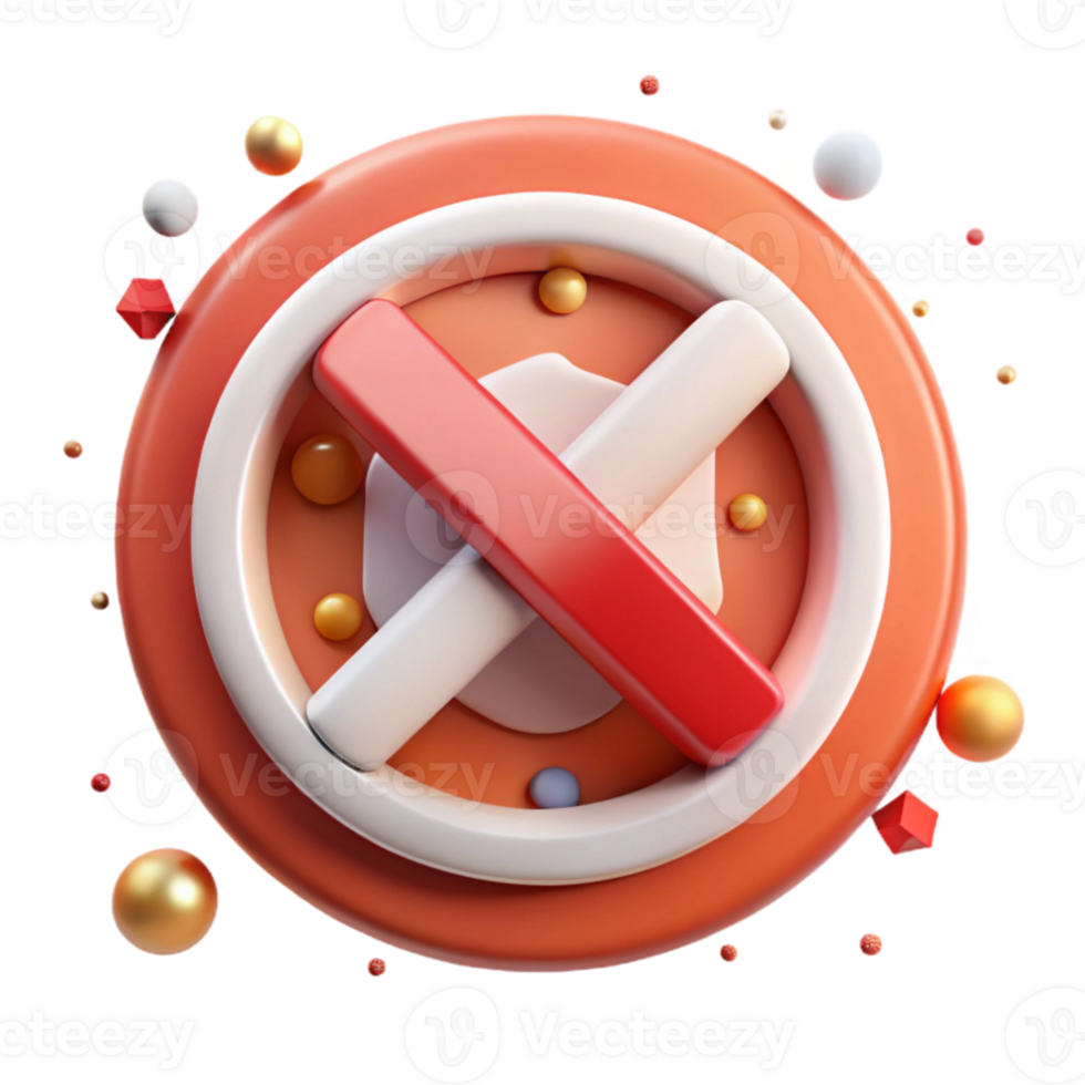 elegant contemporary No Stopping Sign Red White Text Circle Isolated for Traffic exclusive png