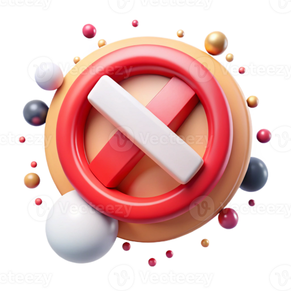 dramatic contemporary No Stopping Sign Red White Text Circle Isolated for Traffic high resolution png
